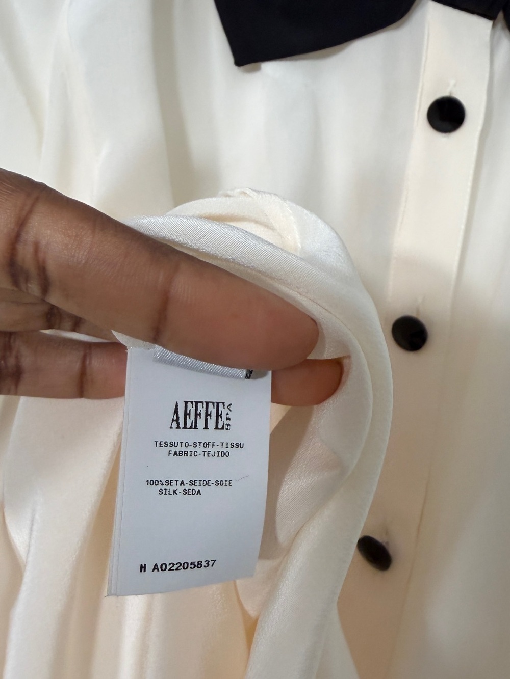 Moschino Silk Button Down Blouse - Picture 4 of 6